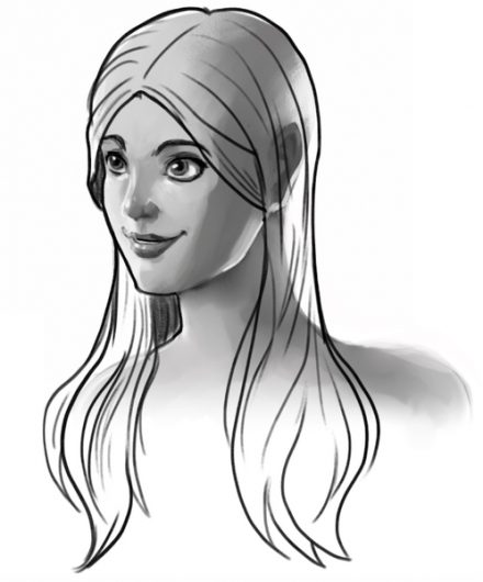 Long Hair Drawing Guide For Beginners [Video + Images]