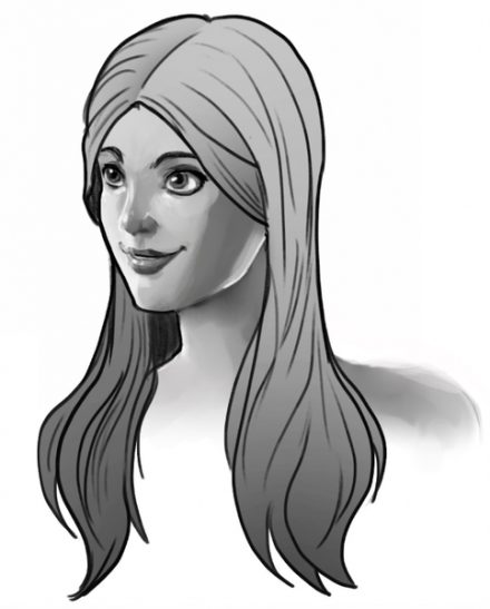 Long Hair Drawing Guide For Beginners Video Images 2622