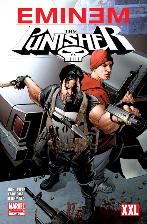 Eminem in The Punisher comic book