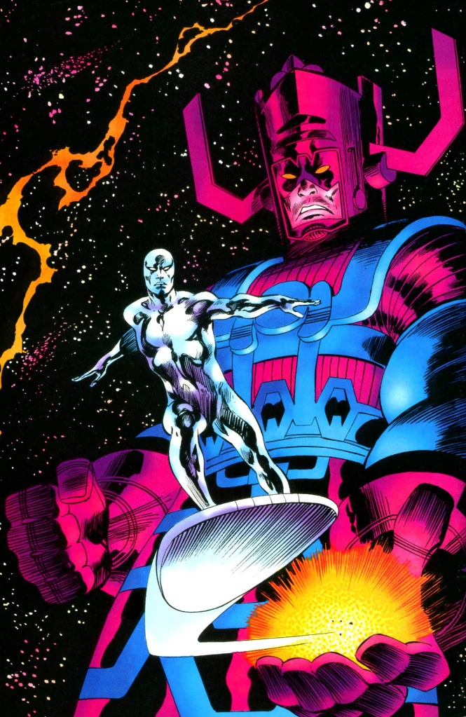 Silver Surfer and Galactus