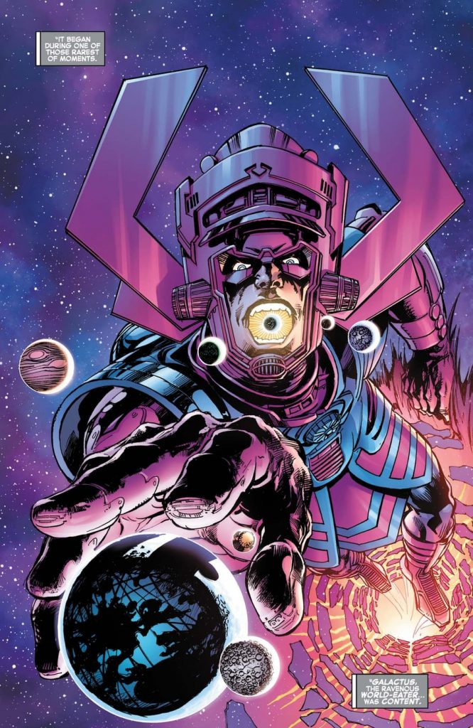 Illustration of Galactus from comics