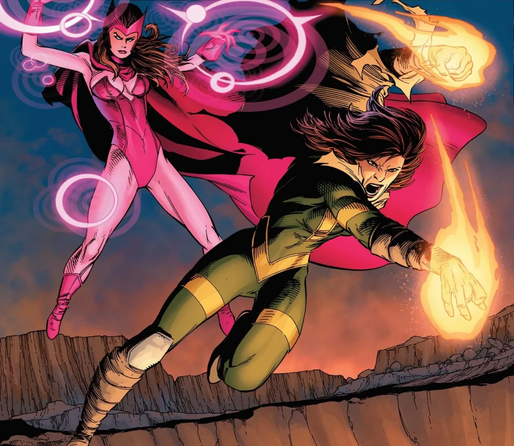 Scarlet Witch and Hope Summers.