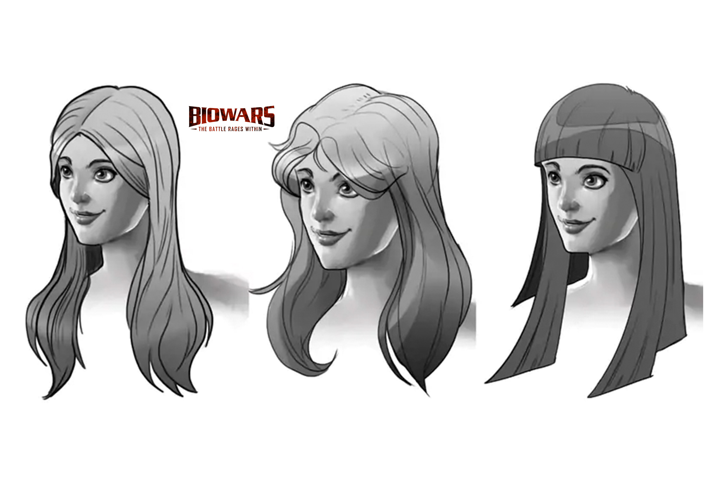 How To Draw Hair For Girls, Step by Step, Drawing Guide, by Dawn - DragoArt