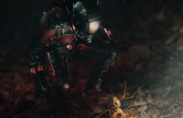 Ant Man crouching