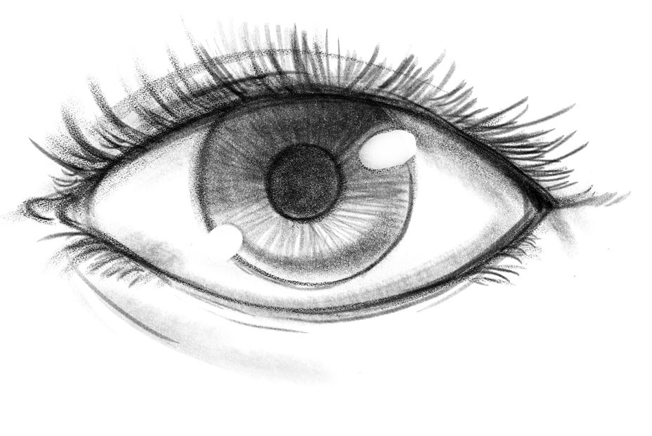 Pencil Drawing Eye Stock Photo  Download Image Now  Teardrop Eye Crying   iStock