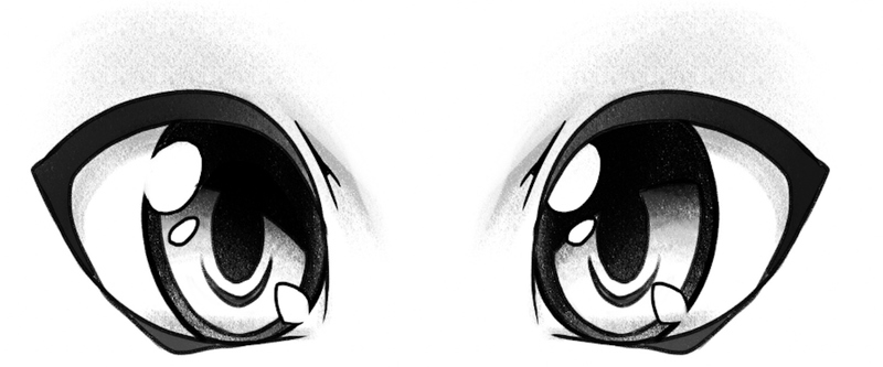 Anime eyes drawing