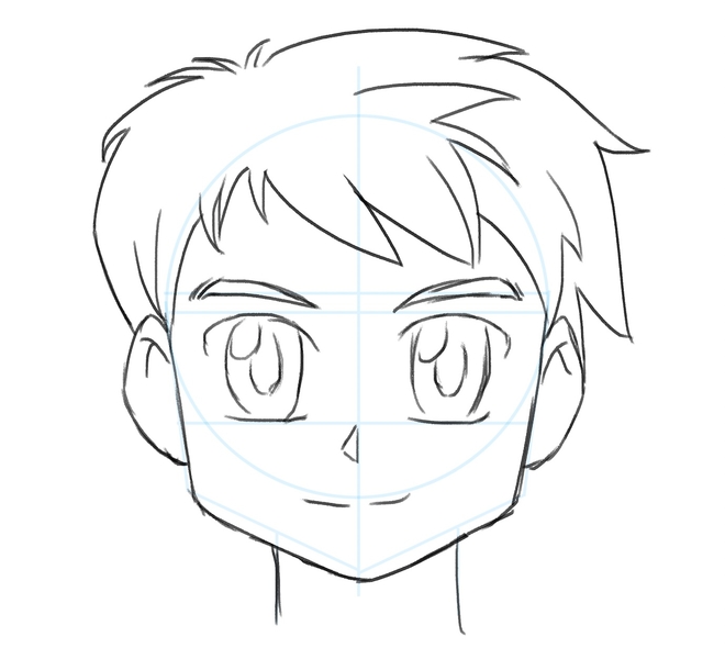 How to Draw a Little Anime Boy - Easy Step by Step Tutorial