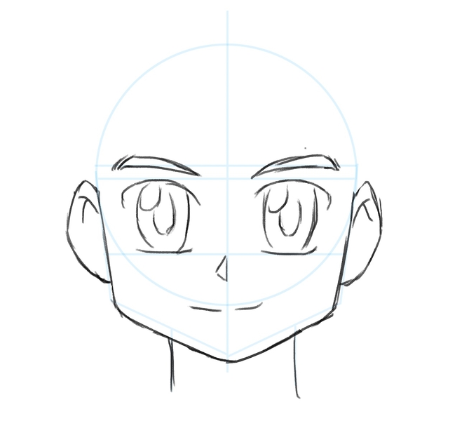 How to Draw an Anime Face