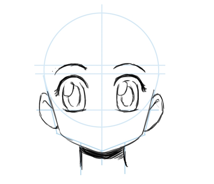 Anime face drawing Manga drawing tutorials Drawing heads