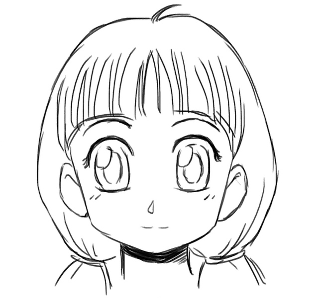 How to draw an anime face by dixiefrog on DeviantArt