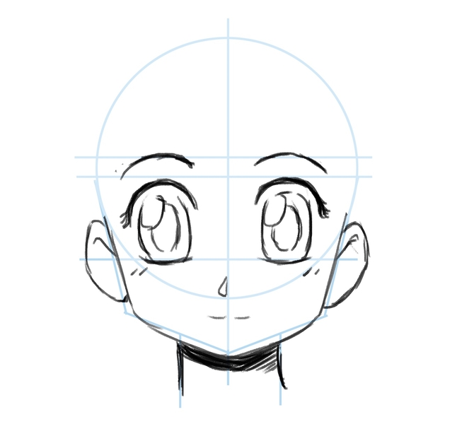 How to Draw an Anime Face  Easy Drawing Art