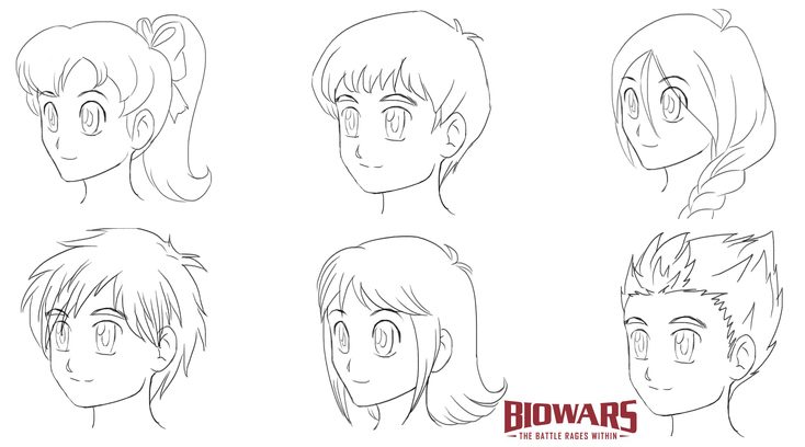 how to draw anime hair hero image 1