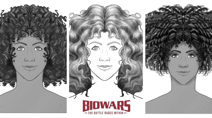 how to draw curly hair hero image