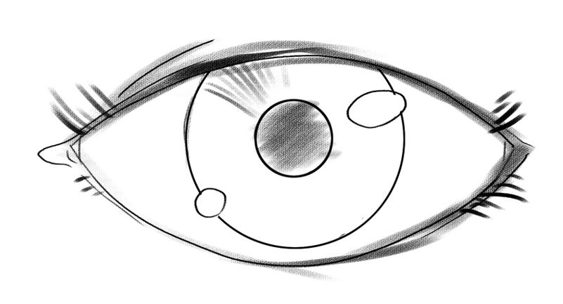 step by step drawings of eyes