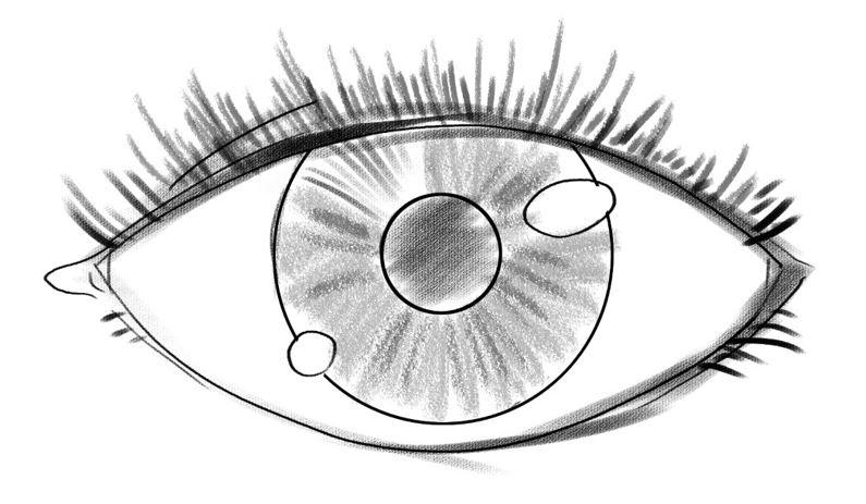 how i draw my eyes/eye tutorial! #art #arttok #fyp #aesthetic #eyedraw... |  TikTok