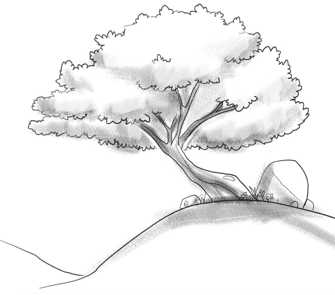 How to Draw a Tree  Easy Drawing Art