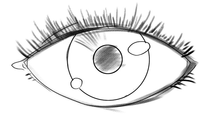 Free Vector | Hand draw different eye sketch set design