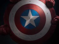 A movie poster showing Captain America’s shield. Image used in the “Captain America: Brave New World – Key Details Revealed” blog post.